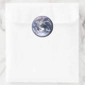 Planet-Erde-Sticker Runder Aufkleber (Tasche)