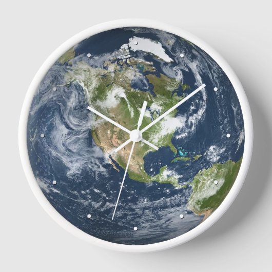 Planet Erde Uhr (Vorderseite)