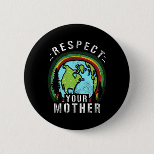 Planet Erde und Klimawandel - Männer Frauen Ki Button