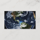 Planet-Erde-Visitenkarte Visitenkarte (Rückseite)