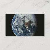 Planet-Erde-Visitenkarte Visitenkarte (Rückseite)