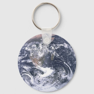 Planet Erde vom Weltraum Erde Tag Schlüsselanhänger