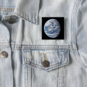 Planet Erde von der Apollo 11 Crew genommen. Button (Beispiel)