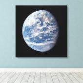 Planet Erde von der Apollo 11 Crew genommen. Leinwanddruck (Insitu (Holzboden))