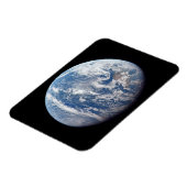 Planet Erde von der Apollo 11 Crew genommen. Magnet (Linke Seite)