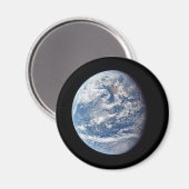 Planet Erde von der Apollo 11 Crew genommen. Magnet (Vorderseite/Rückseite)