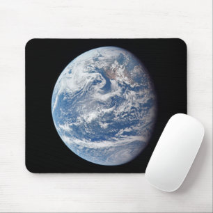 Planet Erde von der Apollo 11 Crew genommen. Mousepad