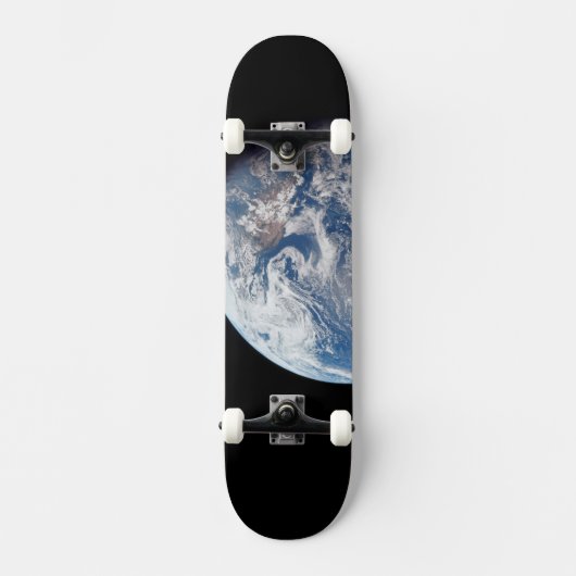 Planet Erde von der Apollo 11 Crew genommen. Skateboard (Vorderseite)