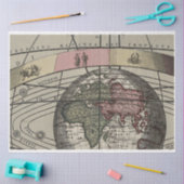 Planet Erde Weltkarte Entsprechpapier Seidenpapier (Basteln)