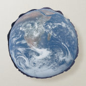 Planet Erden rund Kissen (Rückseite)