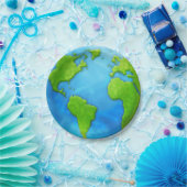 Planet-Erdpapier Pappteller (Party)