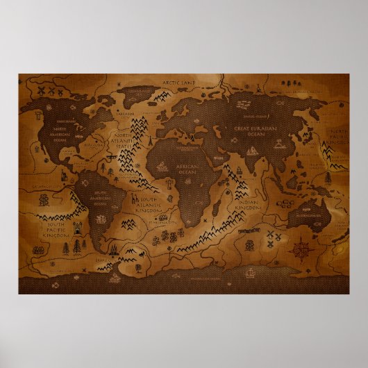 Planet erdumkehrt poster (Vorne)