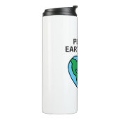 Planet Erstes umweltfreundliches Icon Happy Earth  Thermosbecher (Nach links gedreht)