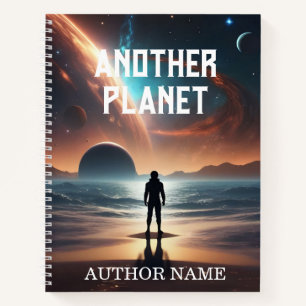 Planet Exploration Book Cover Inspiration Notebook Notizblock