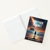 Planet Exploration Book Cover Inspiration Notebook Notizblock (Innenseite)