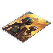 Planet Explorers Afrofuturistische Science Fiction Notizblock (Linke Seite)