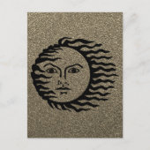 Planet Face Postkarte (Vorderseite)