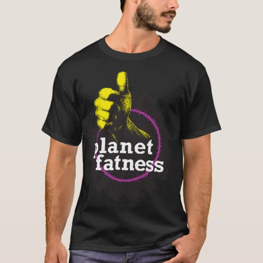 Planet Fatness funny T-Shirt (Vorderseite)