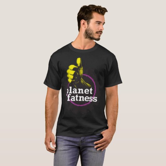Planet Fatness funny T-Shirt (Vorne ganz)