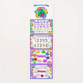 Planet Flüchtige Blick-A-Boo Lernen Spiele Mat Ser Yogamatte (Vorderseite)