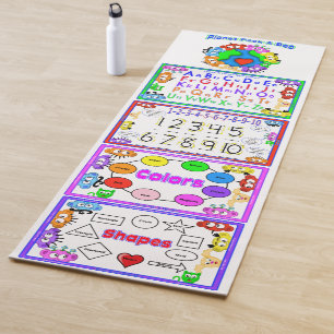 Planet Flüchtige Blick-A-Boo Lernen Spiele Mat Ser Yogamatte