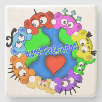 Planet Flüchtige Blick-A-Boo-Untersetzer-Spaß Steinuntersetzer