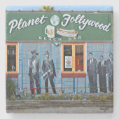 Planet Follywood, Unsinnigkeits-Strand, Steinuntersetzer (Vorderseite)
