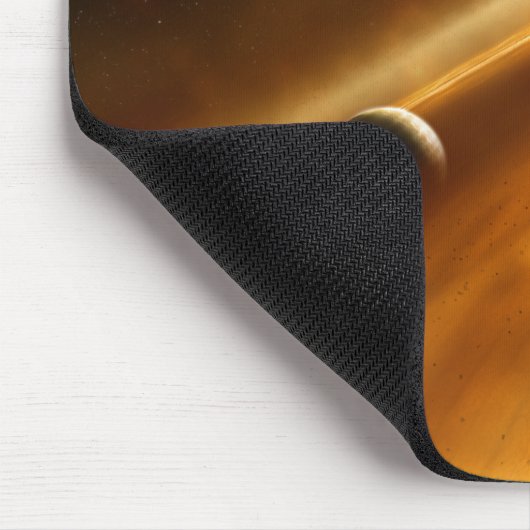 Planet Fomalhaut B, das einen Stern in Umlauf Mousepad (Ecke)