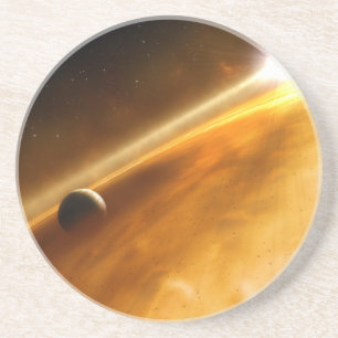 Planet Fomalhaut B Orbit a Star Sandstein Untersetzer