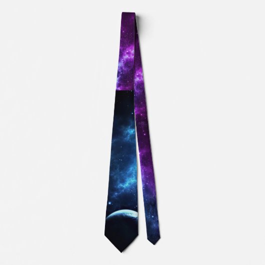 Planet Galaxy Neck Tie Krawatte (Vorderseite)