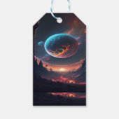 Planet Gift Tag Geschenkanhänger (Vorderseite)