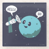 Planet Glasuntersetzer (Vorderseite)