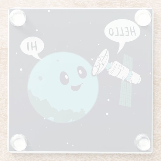 Planet Glasuntersetzer (Rückseite)