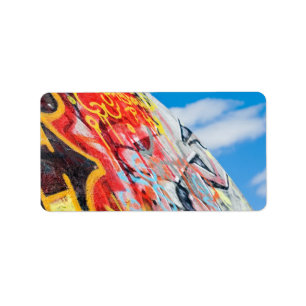 Planet Graffiti Adressaufkleber