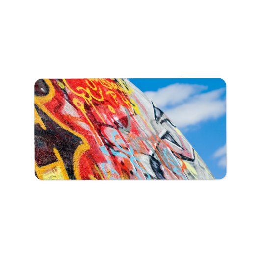 Planet Graffiti Adressaufkleber (Vorne)