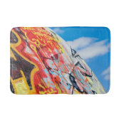 Planet Graffiti Badematte (Vorderseite)