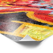 Planet Graffiti Fotodruck (Ecke)