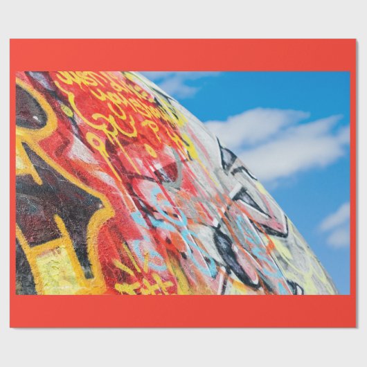 Planet Graffiti Geschenkpapier (Flach)