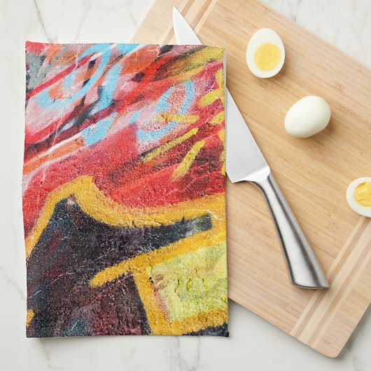Planet Graffiti Küchentuch (Viertel Falte)