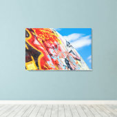 Planet Graffiti Leinwanddruck (Insitu (Holzboden))