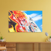 Planet Graffiti Leinwanddruck (Insitu (Wohnzimmer))