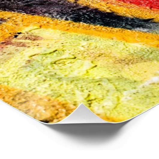 Planet Graffiti Poster (Ecke)