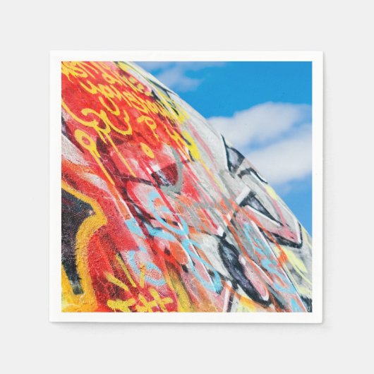Planet Graffiti Serviette (Vorderseite)