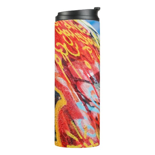 Planet Graffiti Thermosbecher (Nach links gedreht)