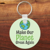 Planet Great Again 2,25" Basic Button Schlüsselanh Schlüsselanhänger (Vorderseite)