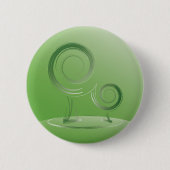 Planet grün button (Vorderseite)