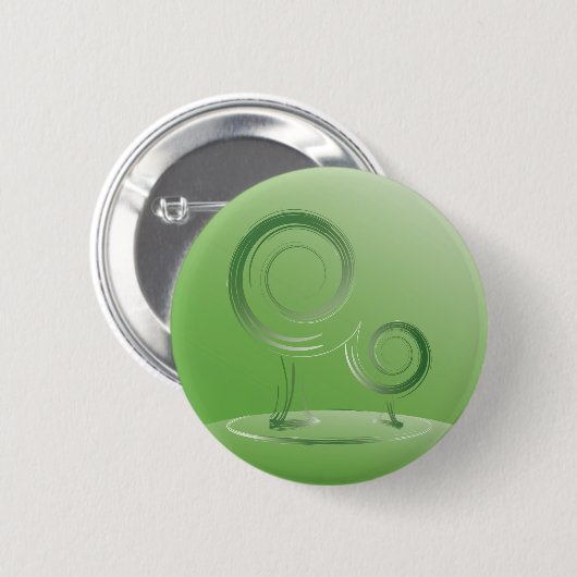 Planet grün button (Vorne & Hinten)