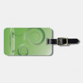 Planet grün gepäckanhänger (Vorderseite horizontal)