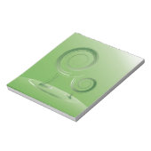 Planet grün notizblock (Rotiert)