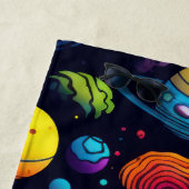 Planet-Hintergrund Strandtuch (Beispiel)